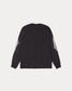Stussy "Two Star Pig. Dyed LS Tee" M - Faded Black