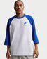 Nike "3/4-Sleeve Raglan Top" Mens - Game Royal / White