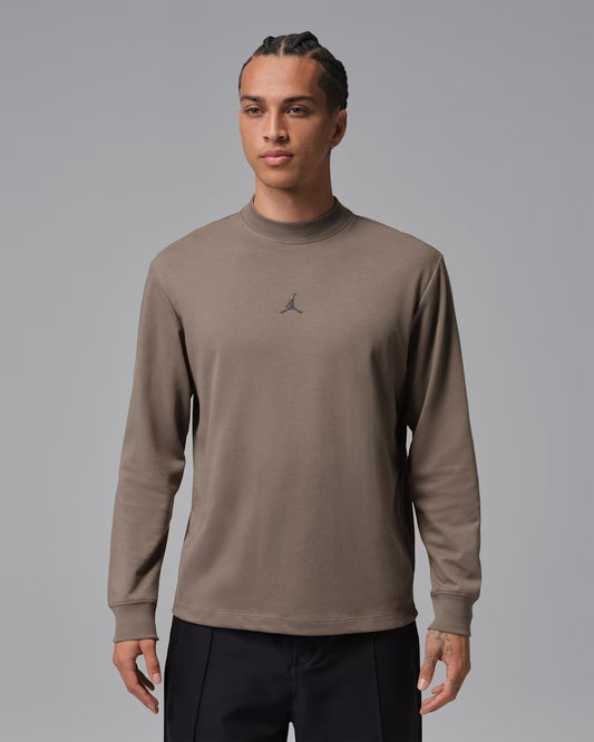 Air Jordan "Sport Dri-FIT Golf Long-Sleeve Mock Neck" Mens - Olive Grey / Anthracite