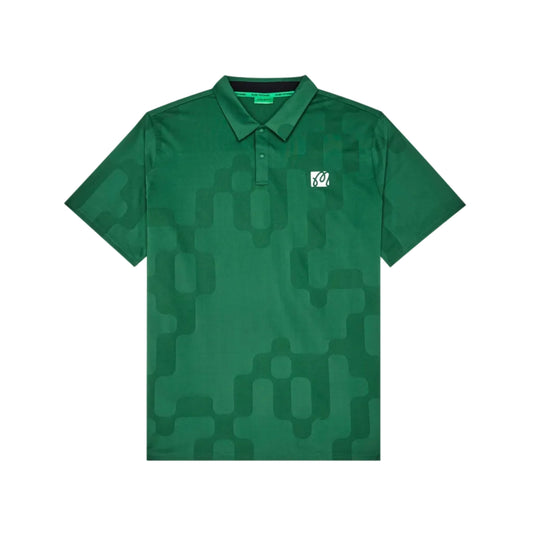 Malbon "Performance Mesh Paneled Polo" Mens - Eden