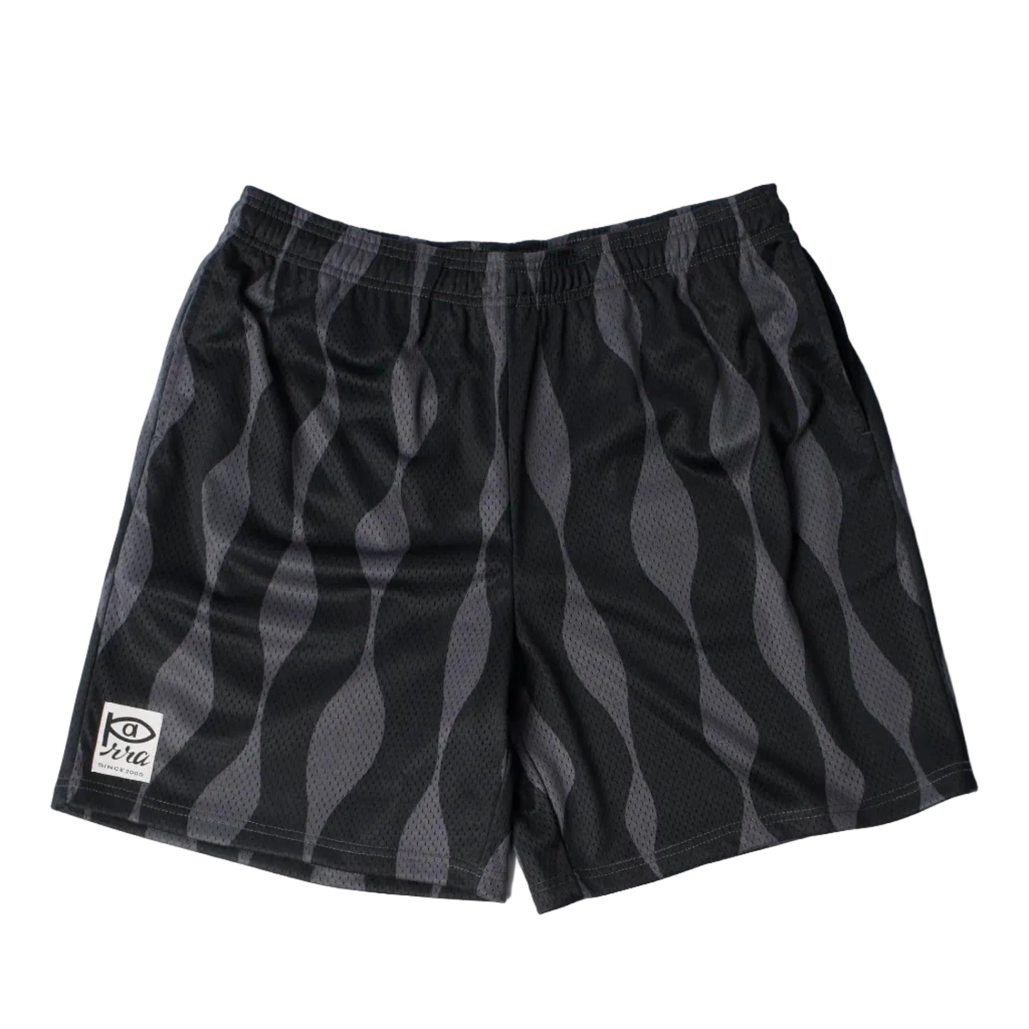 Parra "Waved Mesh Shorts" Men - Black
