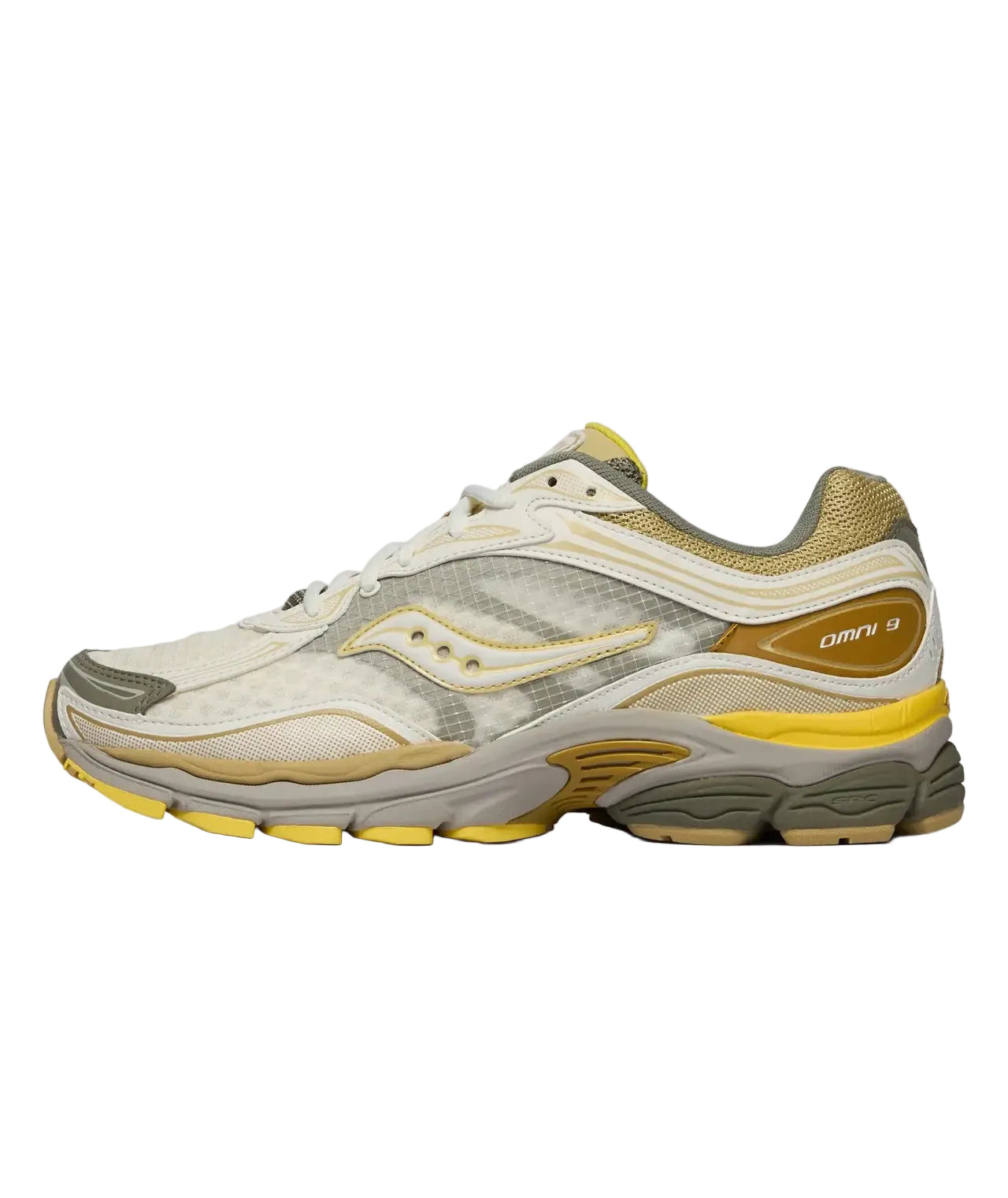 Saucony "Progrid Omni 9" Mens - Ivory / Moss