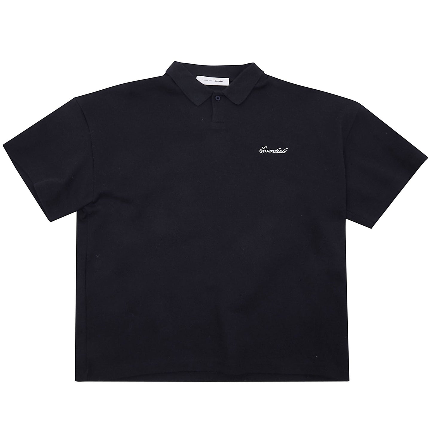 Fear of God Essentials "Signature Classic Short Sleeve Polo" Kids - Vintage Black