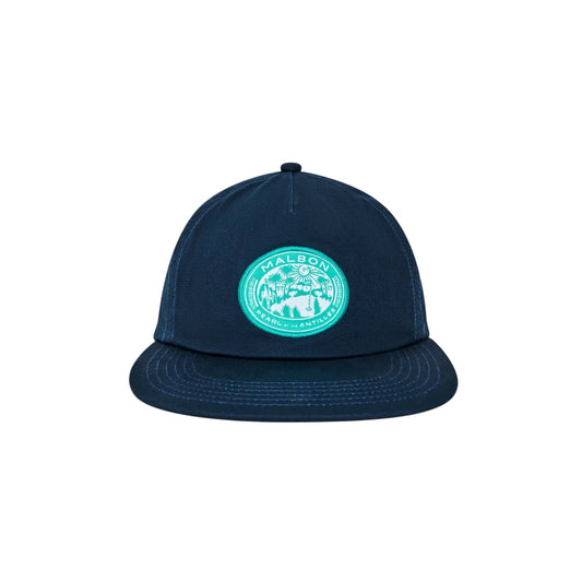 Malbon "Horizon Snapback" Mens - Midnight