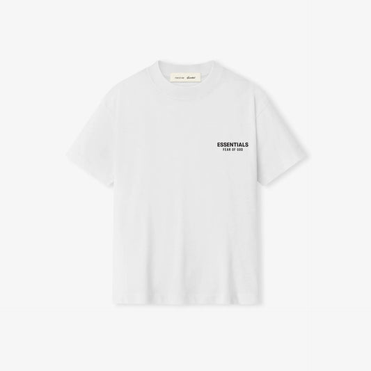 Fear of God Essentials "Classic Short Sleeve Tee" Kids - Bright White