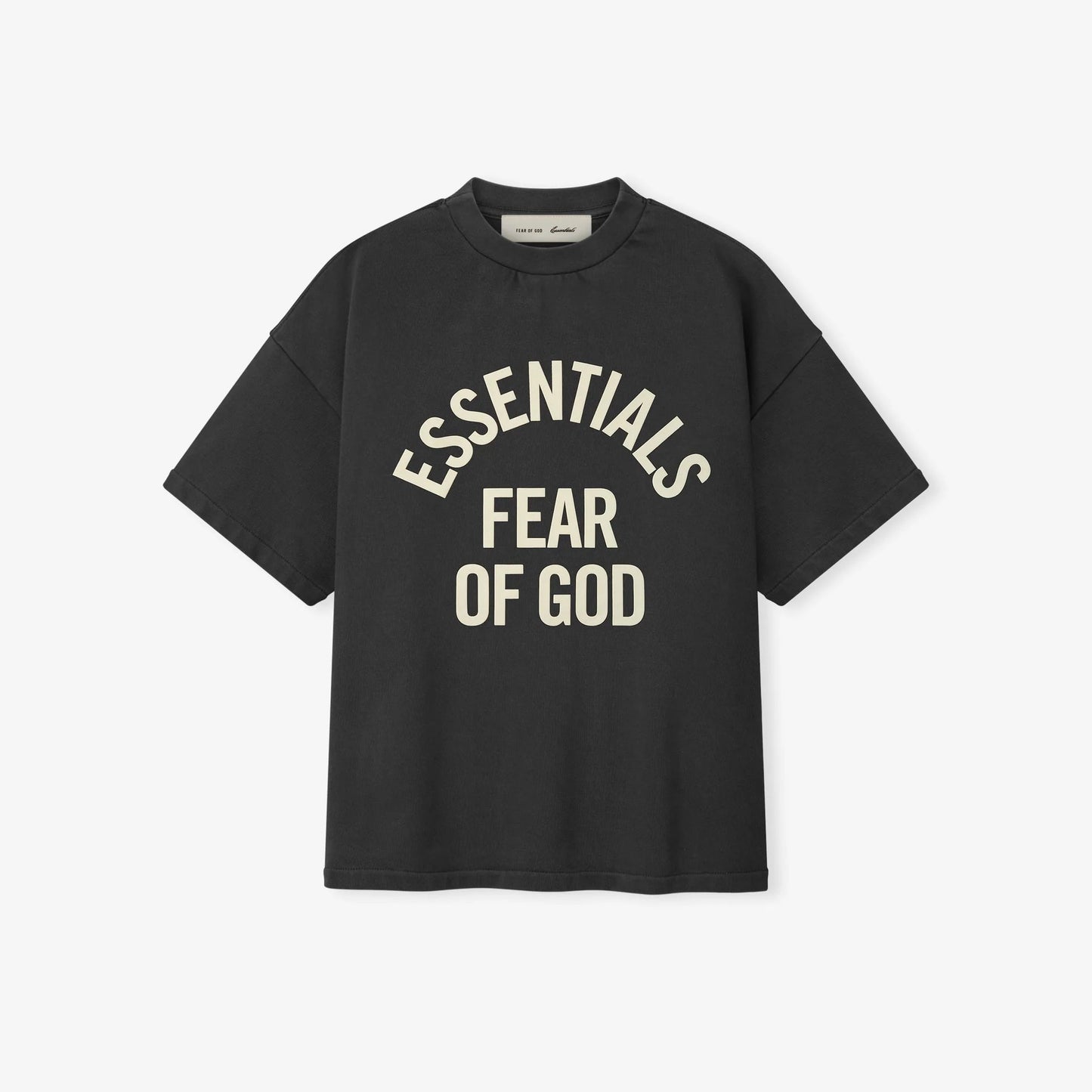 Fear of God Essentials "Campus 90's Short Sleeve Tee" Kids - Faded Black