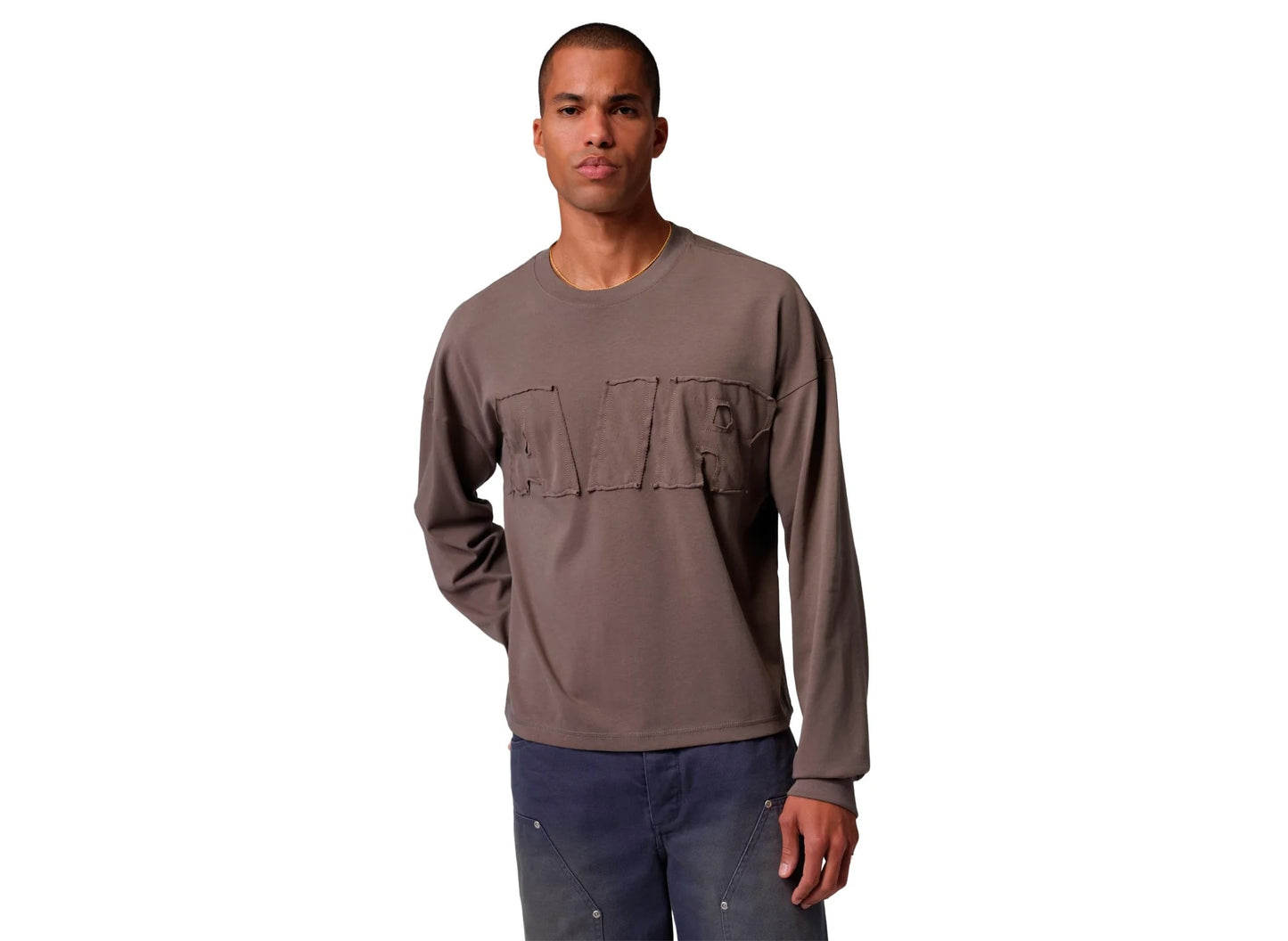 Air Jordan "Air Long-Sleeve Tee" Mens - Cave Stone