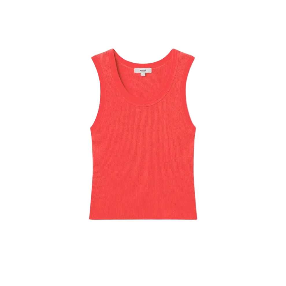 AGOLDE "Shrunken Poppy Tank" Womens - Carnival