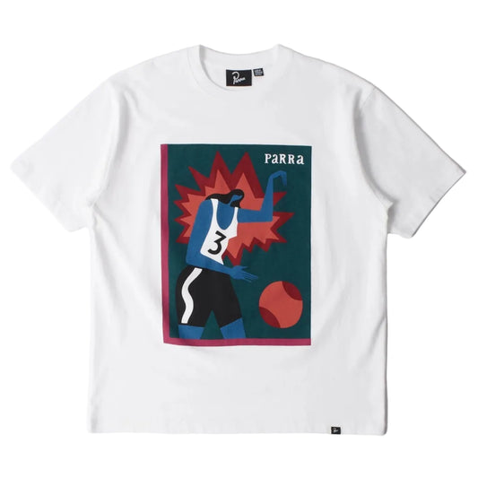 Parra "Baseketball T-Shirt" Mens - White