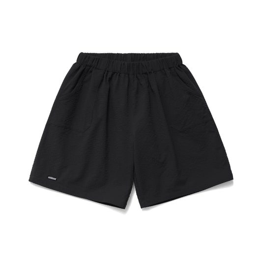 Metalwood Studio "Seersucker Spa Short" Mens - Black
