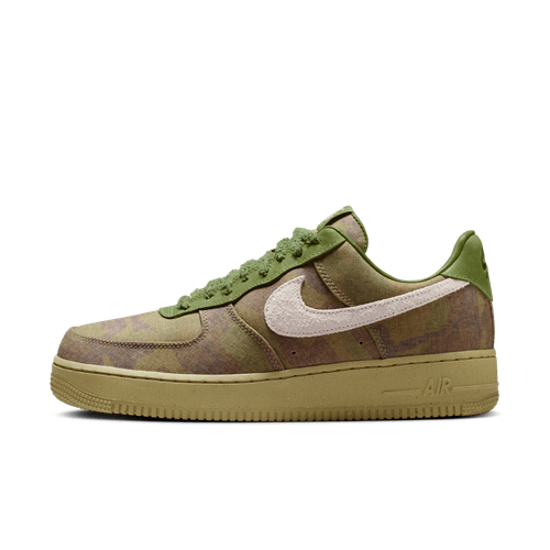 Nike "Air Force 1 Low QS Camo" Mens - Asparagus / Wheat Grass