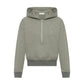 Fear of God Essentials "Signature Classic Half Zip Hoodie" Womens - Concrete Heather / Dark Concrete Heather