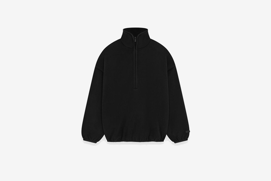 Fear of God Essentials "Brushed Yarn Half Zip" M - Black