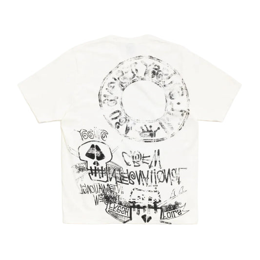 Stussy "Skulls Pig. Dyed Tee" Mens - Natural