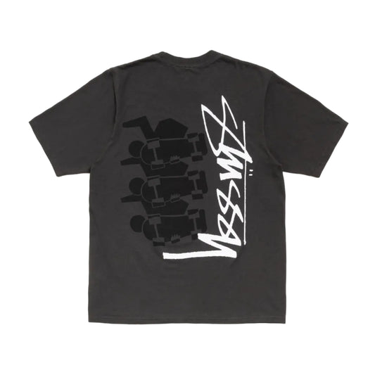 Stussy "Skate Stack Pig. Dyed Tee" Mens - Faded Black