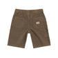 Stussy "Work Short Washed Canvas" Mens - Brown