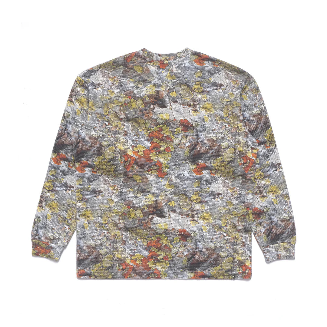 Metalwood Studio "Metal Logo Longsleeve Thermal Shirt" M - Real Moss Camo