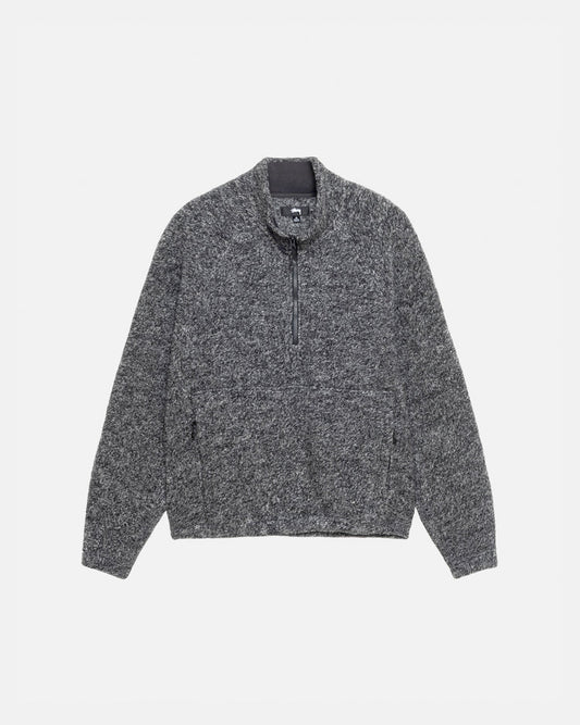 Stussy "Wool Blend Sherpa Mock Neck" M - Black