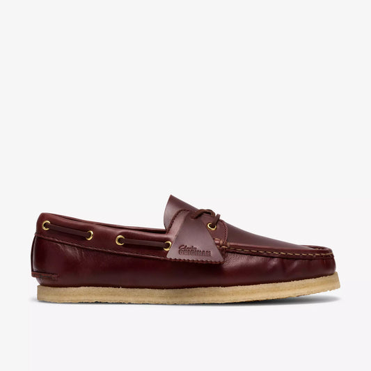 Clarks "Godney Boat" Womens - British Tan Leather