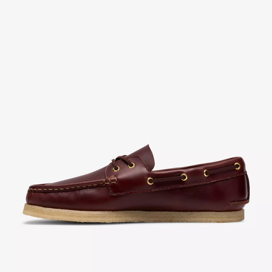 Clarks "Godney Boat" Womens - British Tan Leather