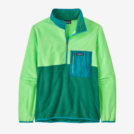 Patagonia "Microdini 1/2 Zip Pullover" Fleece M - Gather Green