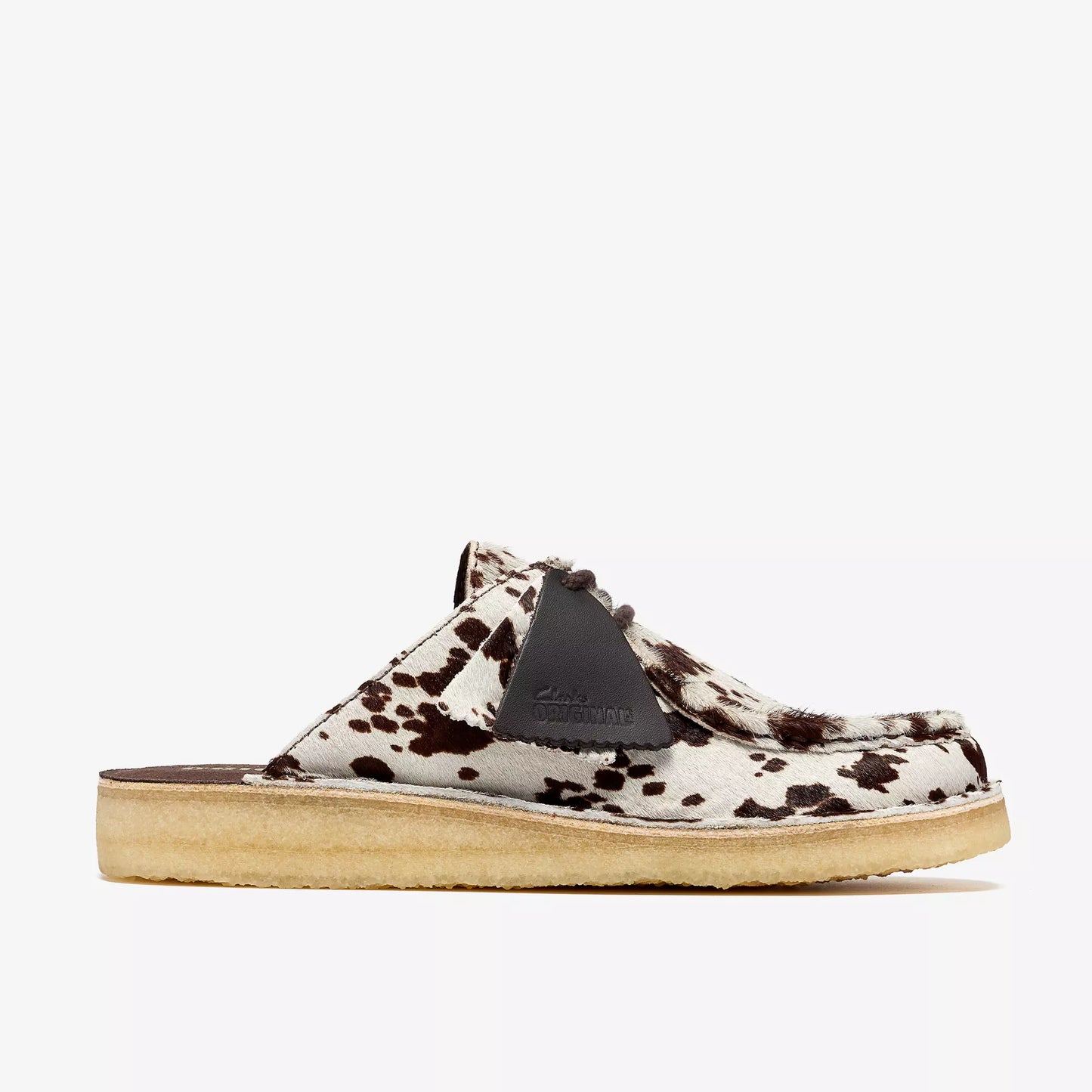 Clarks "Desert Nomad Mule" Womens - Brown Cow Print