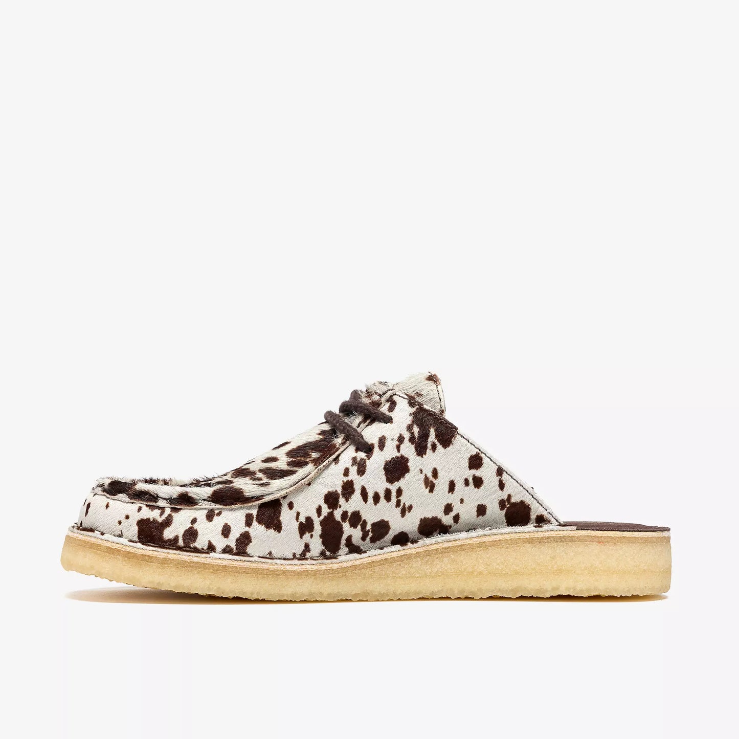 Clarks "Desert Nomad Mule" Womens - Brown Cow Print