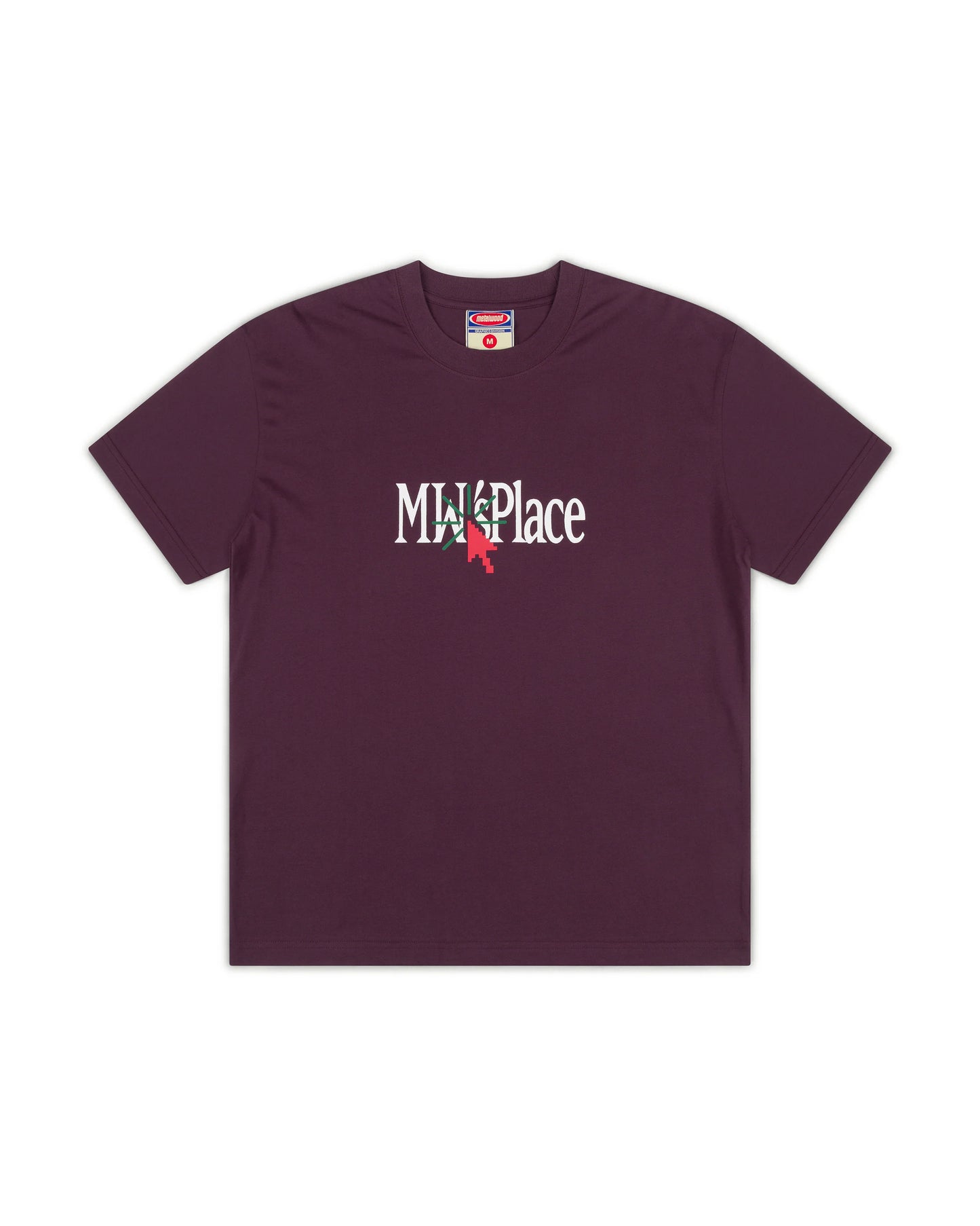 Metalwood "MW Place T-Shirt" Mens - Dark Purple