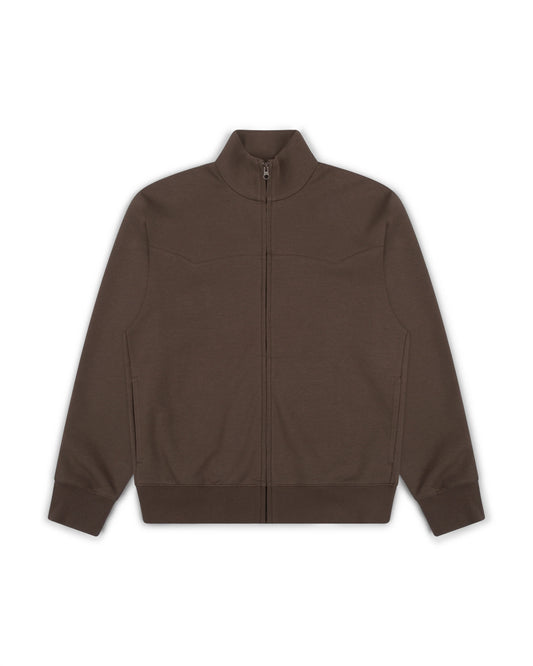 Metalwood Studio "Western Yolk Track Jacket" Mens - Brown