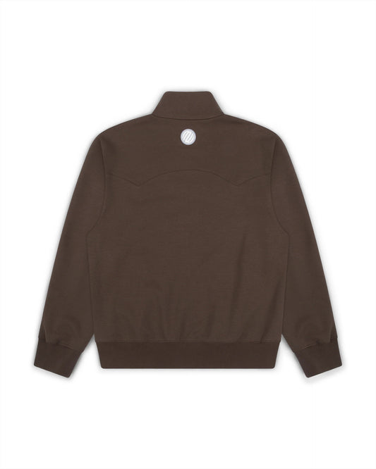 Metalwood Studio "Western Yolk Track Jacket" Mens - Brown
