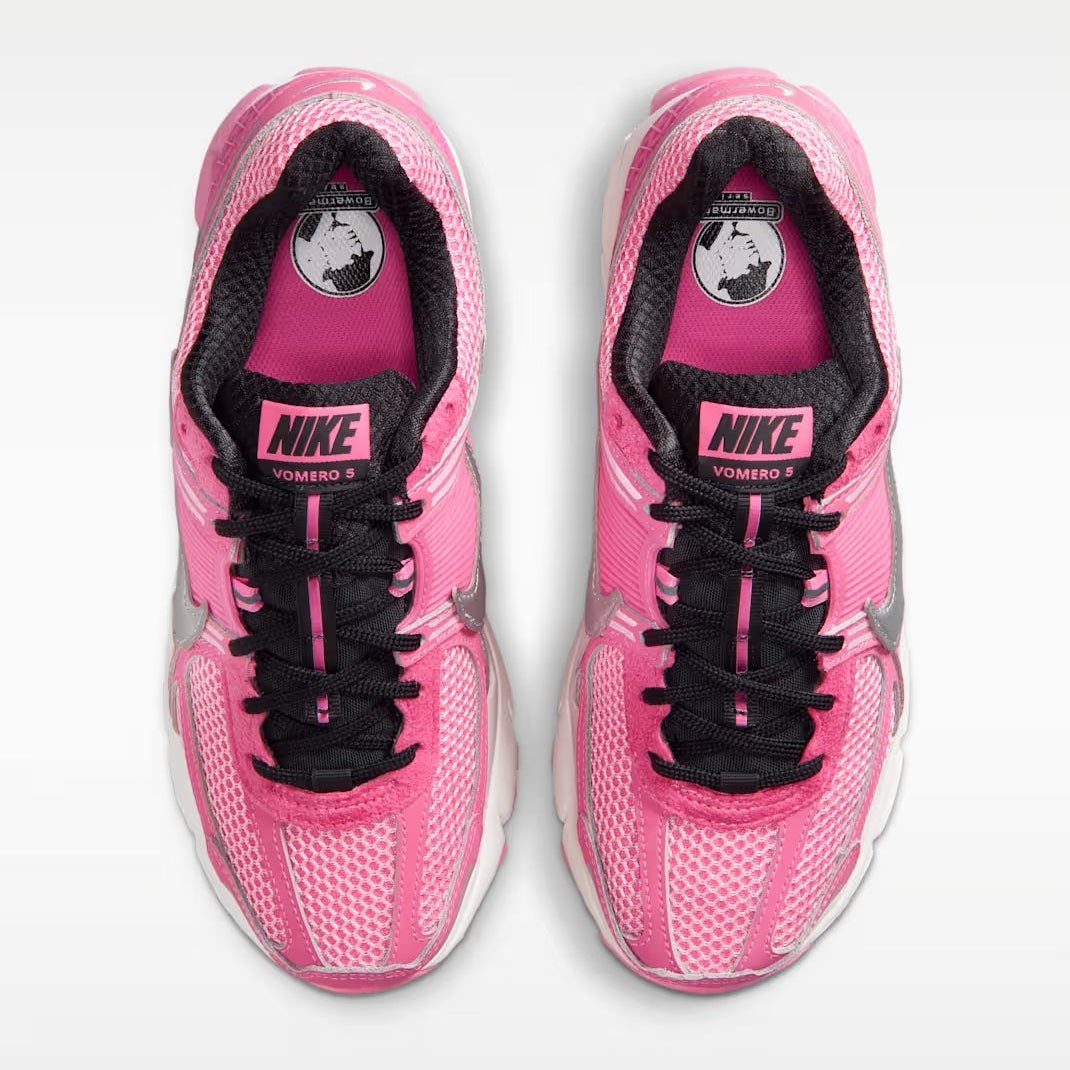 Nike "Zoom Vomero 5" Womens - Pink Glow / Metallic Silver