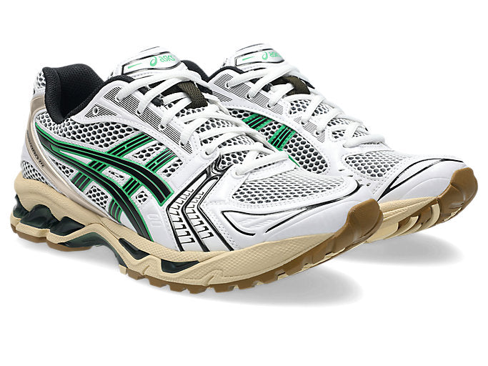 Asics "Gel-Kayano 14" Mens - White / Hinoki Beige