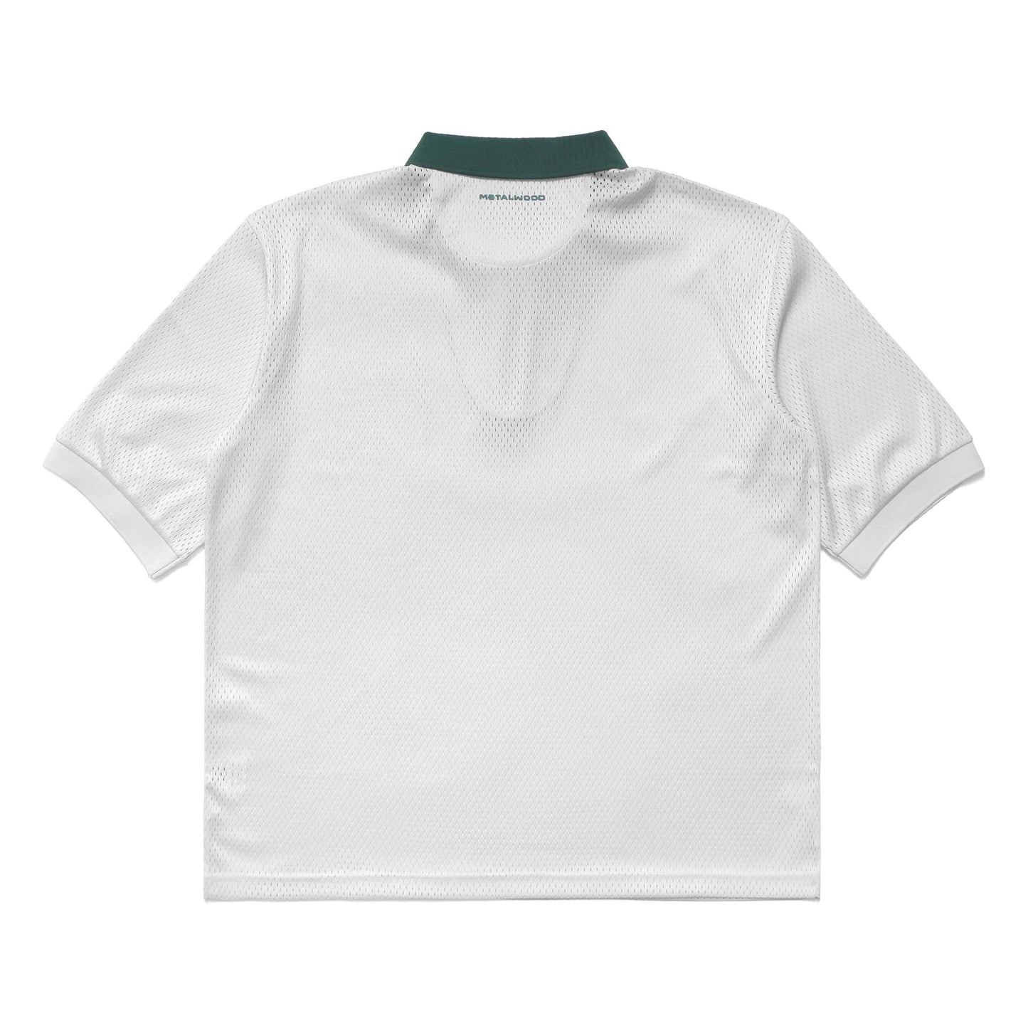 Metalwood Studio "Quarter Zip Jersey Polo" Mens - Natural