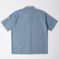 Parra "Gas Station Short Sleeve Shirt" Mens - Blue