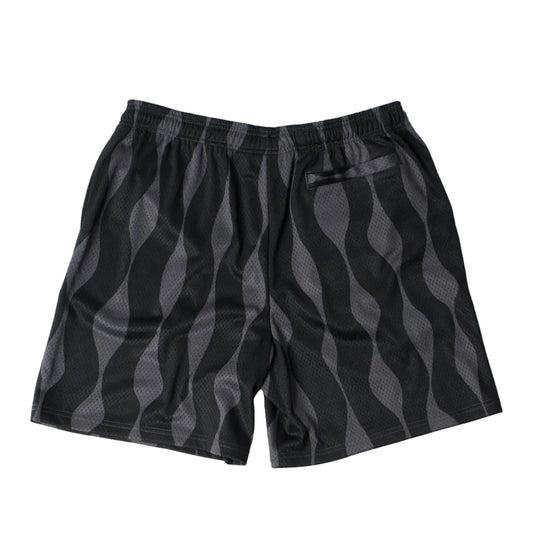 Parra "Waved Mesh Shorts" Men - Black