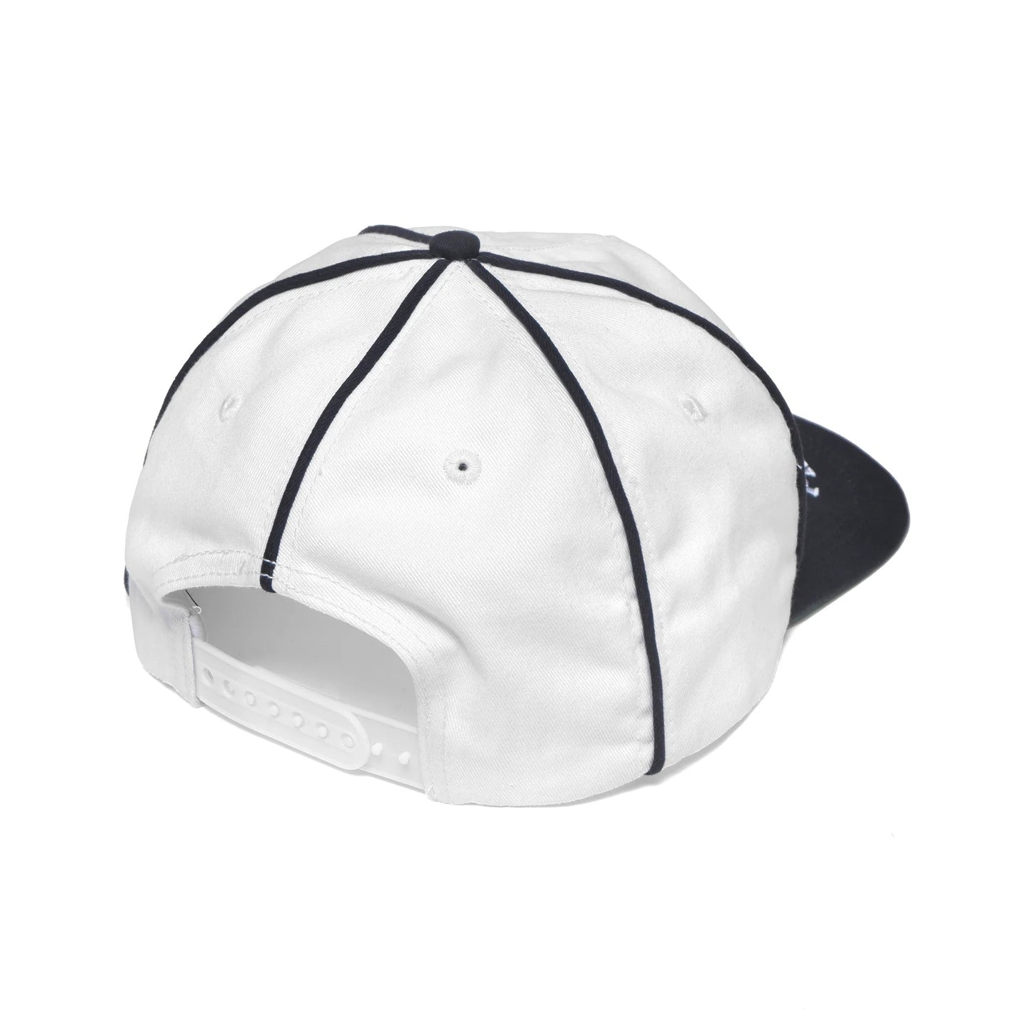 Metalwood Studio "Professional Piping Snapback Hat" Mens - White