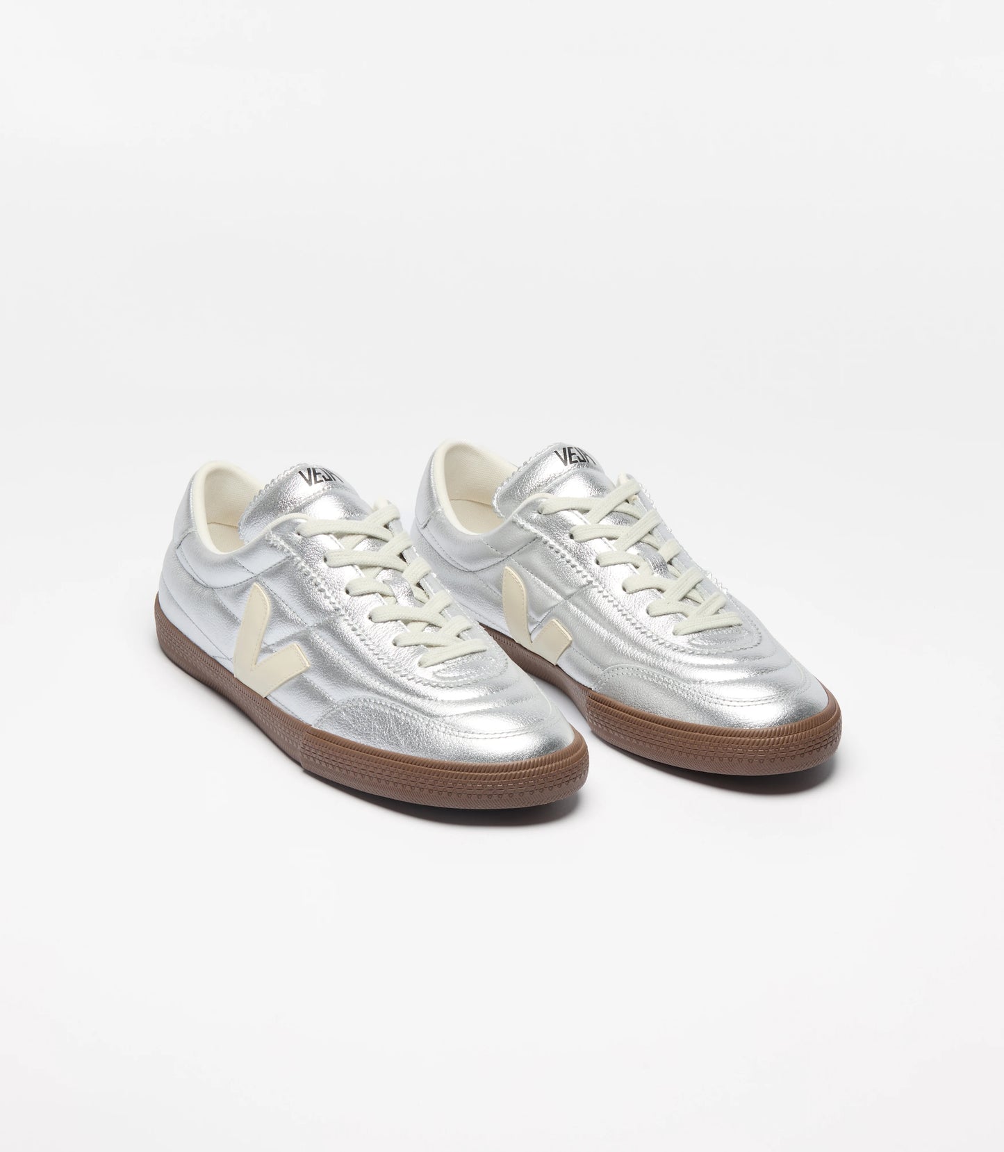 Veja "Panenka O.T. Leather" Womens - Silver Pierre Bark