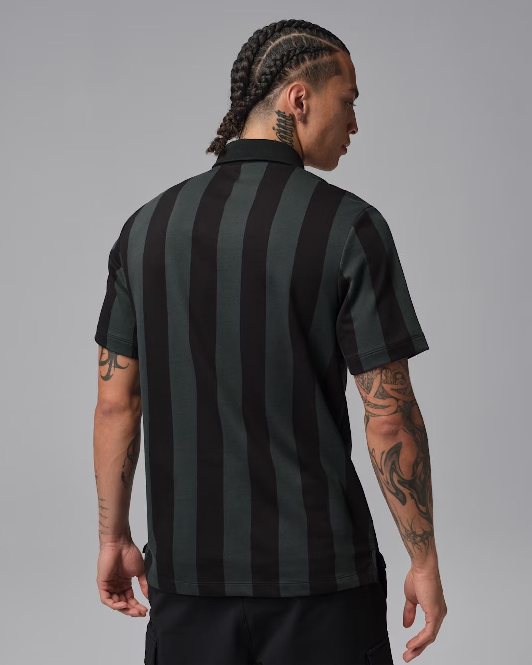 Air Jordan "Sport Dri-FIT Golf Printed Golf Polo" Mens - Black / Off Noir