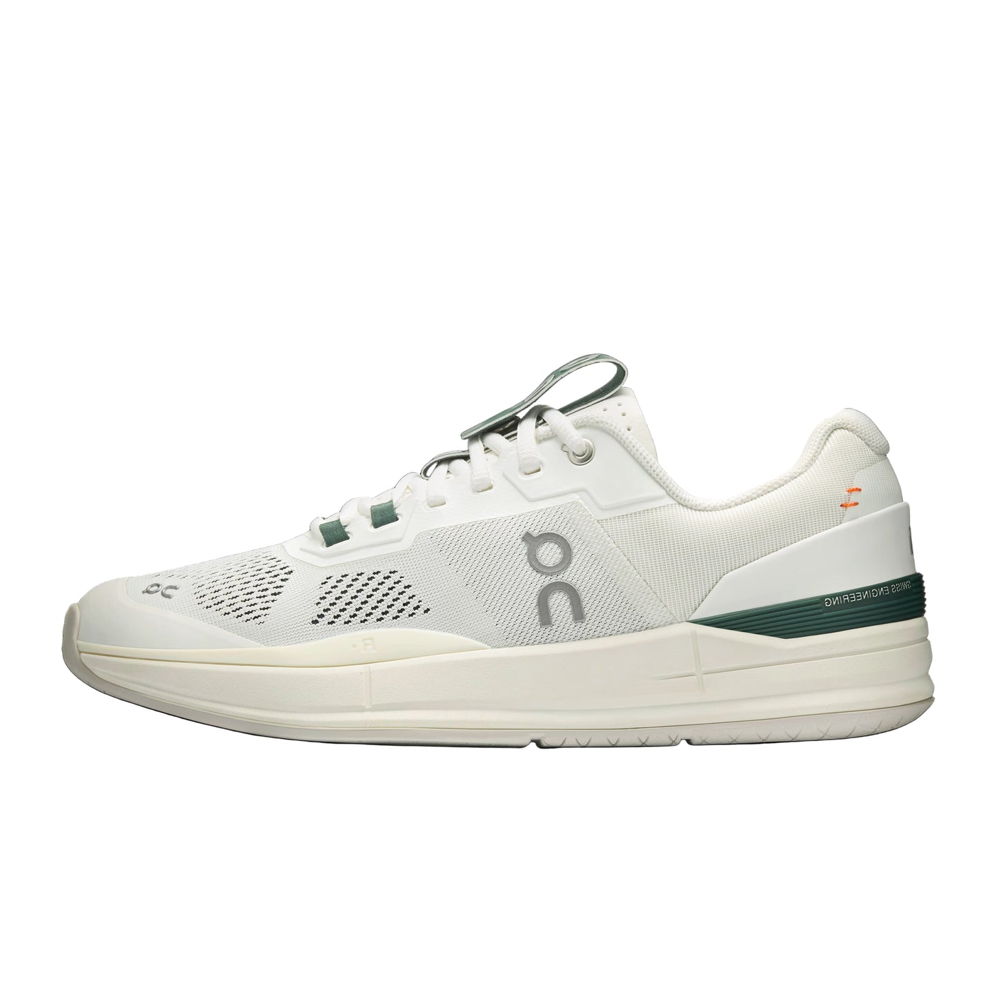 On "The Roger Pro" Hard Court M - White / Evergreen