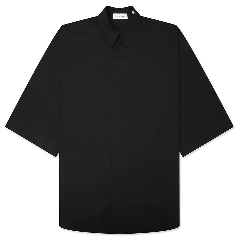 Fear of God Essentials "3/4 Sleeve Button Up Shirt" Mens - Vintage Black