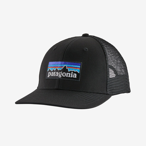 Patagonia "P-6 Logo Trucker Hat" - Black
