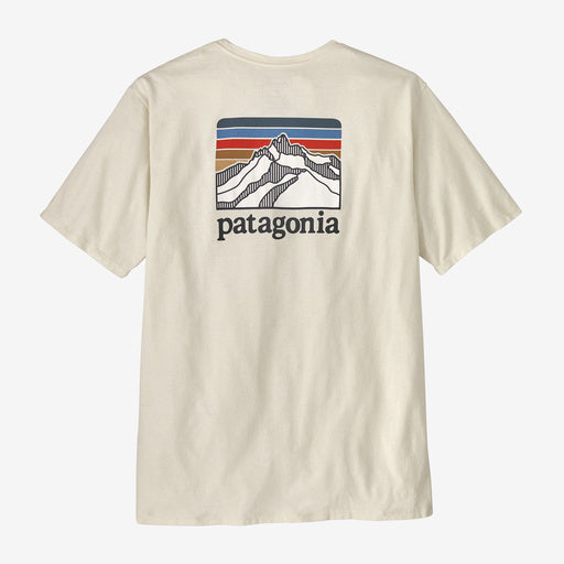 Patagonia "Line Logo Ridge Responsibili-Tee" M - Birch White