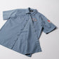 Parra "Gas Station Short Sleeve Shirt" Mens - Blue