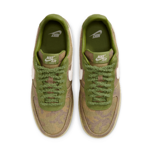 Nike "Air Force 1 Low QS Camo" Mens - Asparagus / Wheat Grass