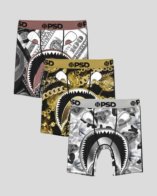 PSD "Warface Metal 3 Pack Youth Boxer" - Multi