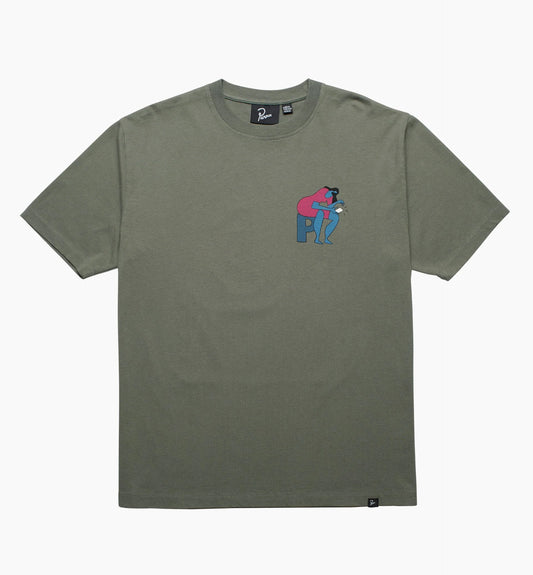 By Parra "Insecure Days Tee" M - Greyish Green