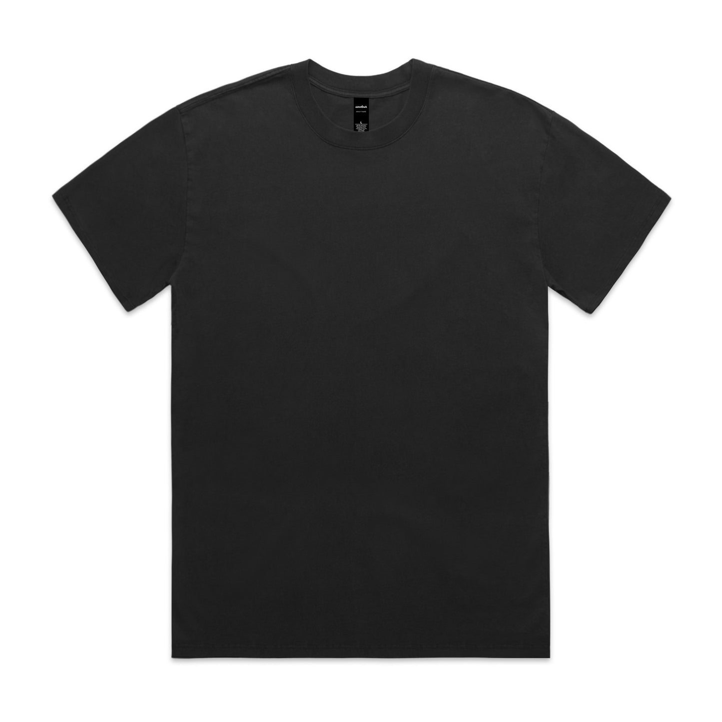 Manor "Stamped at Manor SS Tee" M - Faded Black