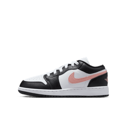 Air Jordan "1 Low" GS - White / Black / Rust Pink