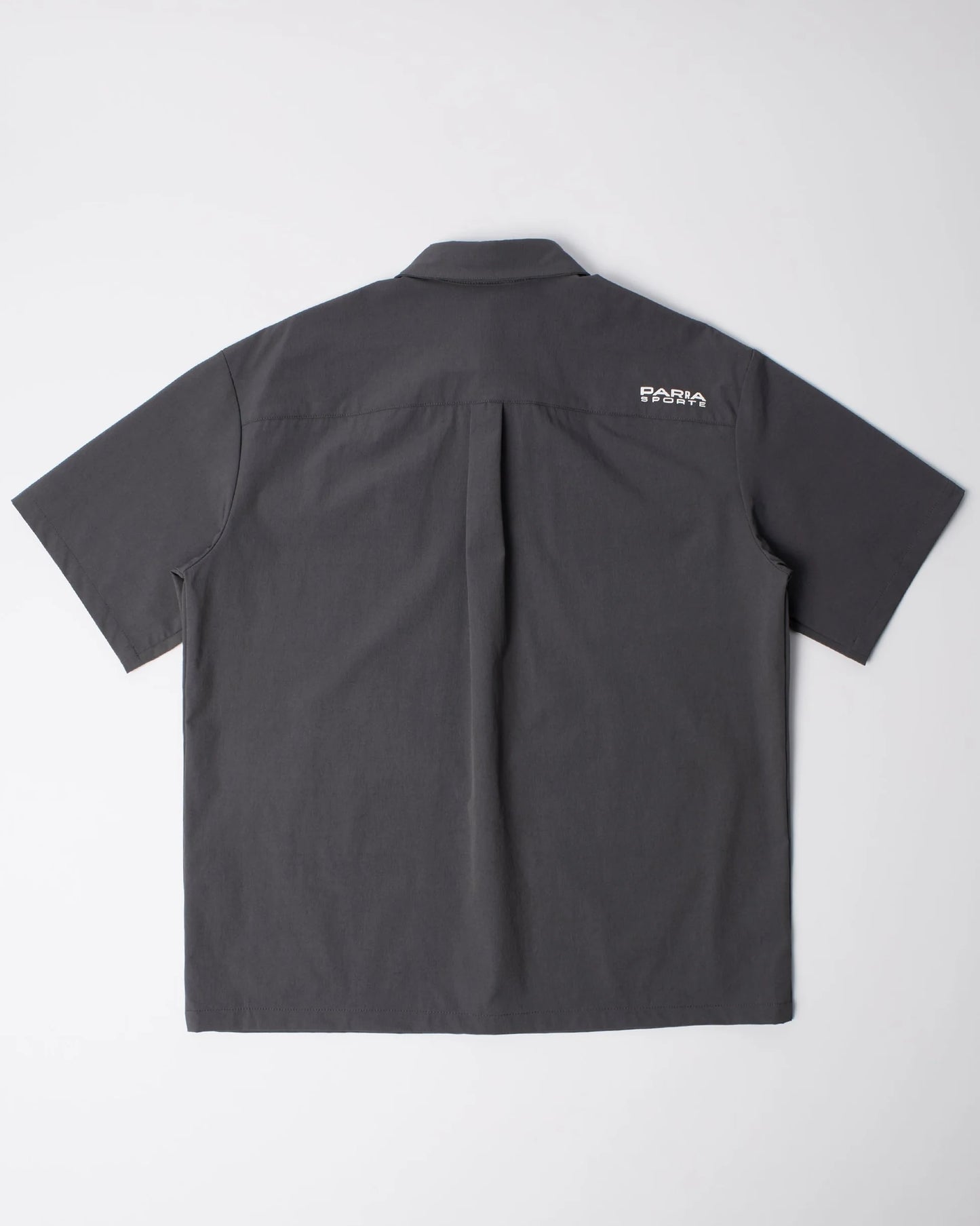 Parra "Hardly Hiked Ripstop Short Sleeve Shirt" Mens - Grey