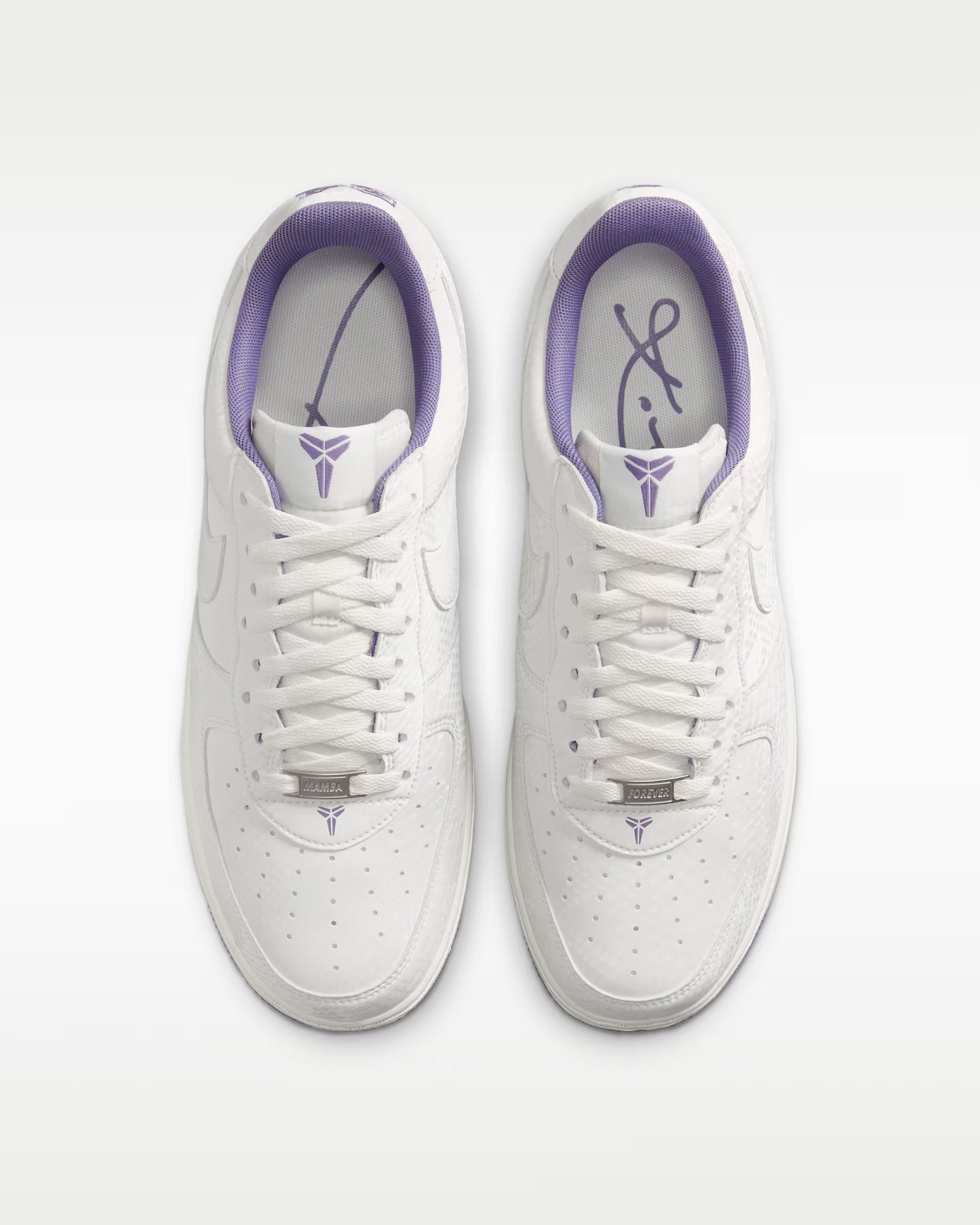 Nike "Kobe Air Force 1 Low" Mens - Summit White / Daybreak